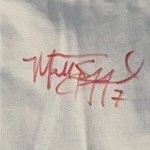 Matthew Stafford Autographed Shirt 2008 Masters Golf Tournament Augusta